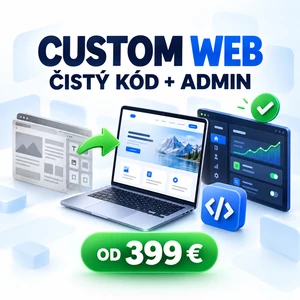 Presuniem WordPress alebo Wix na web s čistým kódom a adminom