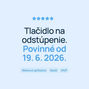 Pridám do e-shopu povinné tlačidlo na odstúpenie od zmluvy
