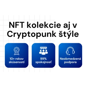 Tvorba NFT kolekcie v kryptopunkovom štýle na mieru