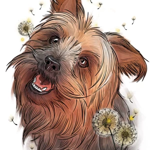 Digitálna kresba domáceho miláčika