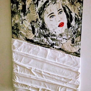 ORIGINÁLNY maľovaný obraz - Abstract Fatal Woman
