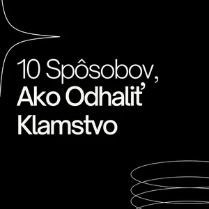E-kniha 10 Spôsobov Ako Odhaliť Klamstvo