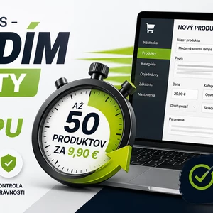 Ušetrím vám čas – NAHODÍM produkty do vášho E-SHOPU