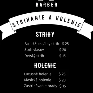 Cenník pre Barberov