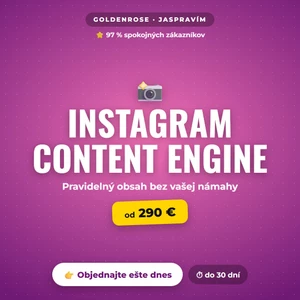 Instagram content engine – 20 postov a Reels mesačne pre vašu značku