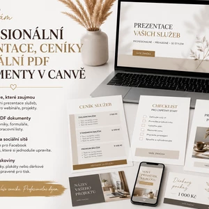 Profesionální letáky ceníky a prezentace