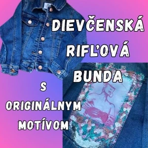 Rifľová bunda pre malú-veľkú slečnu