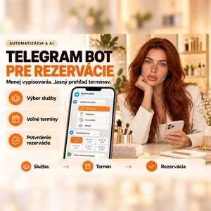 Vytvorím Telegram booking bot pre salón reštauráciu alebo služby