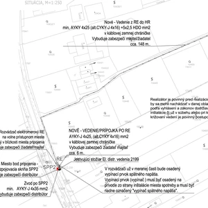 Projekt elektrická prípojka