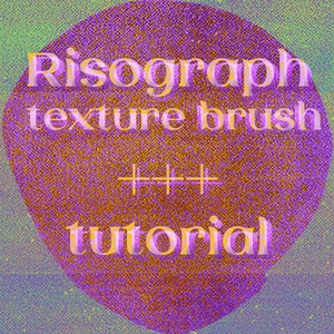 Risograph Texture brush set