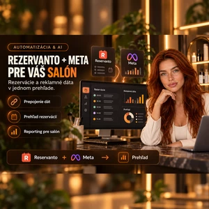 AI automatizácia a reporting pre beauty salón s Reservanto a Meta Ads