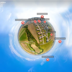 360° Interaktívna letecká panoráma lokality, drono zábery - Legálne