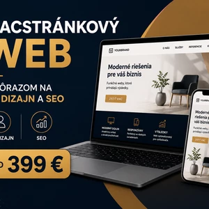 Vytvorím vám modernú viacstránkovú webstránku s dôrazom na UX a SEO