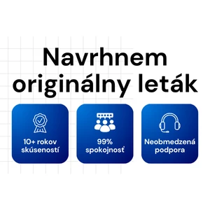 Navrhnem profesionálny reklamný leták ktorý zaujme vašich zákazníkov