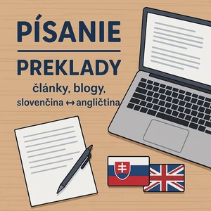 • Blogy + Preklady v slovenčine a angličtine – spoľahlivo