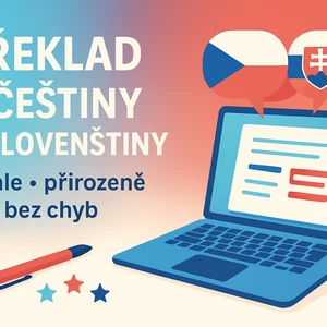 Ja udělám překlad jakýchkoli textů z češtiny do slovenštiny