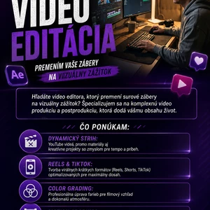 Profesionálny strih videa Color Grading a ReelsTikTok tvorba