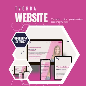 Webová stránka - tvorba moderného a responzívneho webu