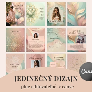 Šablóna na sociálne siete spirituálna