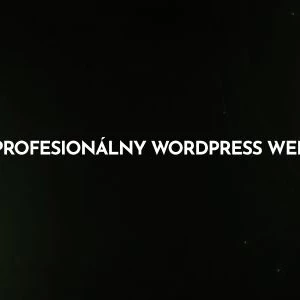 Moderný web pre firmy a jednotlivcov
