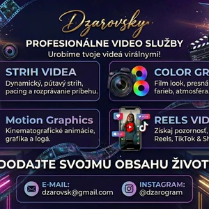 Profesionálny strih videa Color Grading a ReelsTikTok tvorba