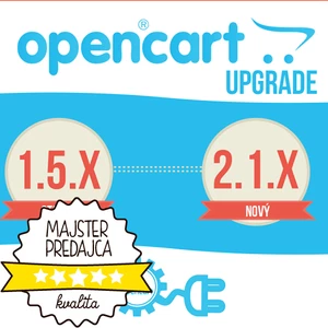 Upgrade systému OpenCart 16x na 2xx