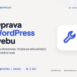 Oprava WordPress webu biela obrazovka chyba po aktualizácii nefunkčný web