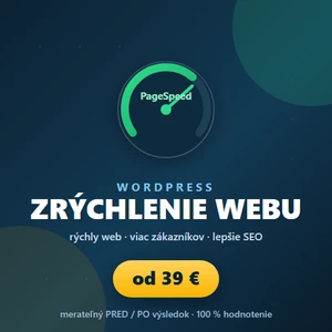 Zrýchlenie WordPress webu — merateľne rýchlejší web a lepšie SEO