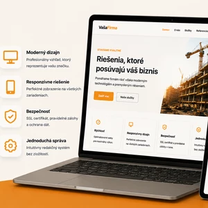 Firemný web s AI funkciami na prenájom
