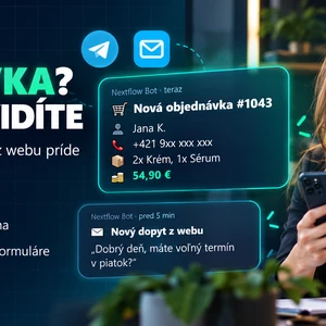 Pošlem každú novú objednávku alebo formulár z webu do Telegramu alebo e-mailu