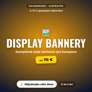 Navrhnem sadu bannerov pre Google Ads Sklik a display reklamu