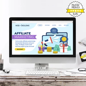 Tvorba affiliate webstránky + kompletné školenie pre web a affiliate marketing