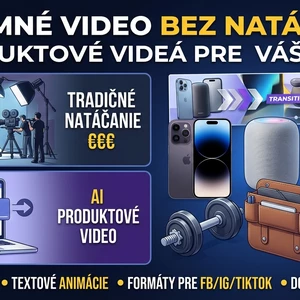 AI produktové reklamné video pre váš e-shop