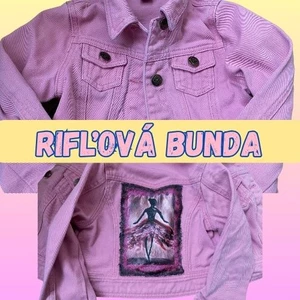 Ružová rifľovka pre malú baletku