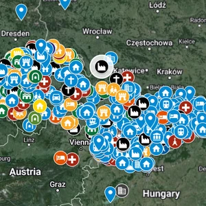 Predám mapu opustených miest na Slovensku a Česku s viac ako 1000 lokalitami