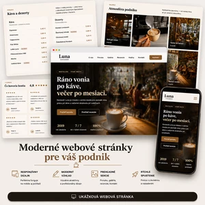 Vytvorím modernú webovú stránku pre váš podnik