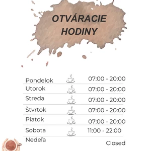 Ja spravím návrh cenníka a otváracích hodín 