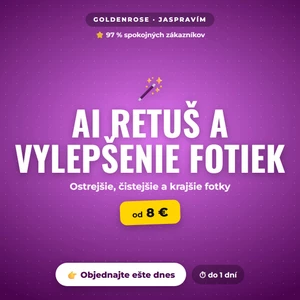 AI retuš a vylepšenie fotiek – upscale pozadie a oprava starých fotiek