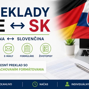 Preložím dokumenty a texty z nemčiny do slovenčiny aj späť