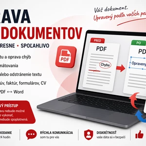 Upravím váš PDF dokument rýchlo a presne 