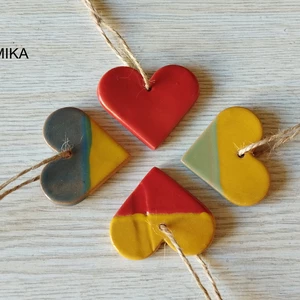 Keramická sada ozdob 4ks - sada10