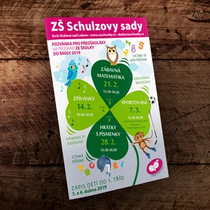 Letáky, plakáty, menu