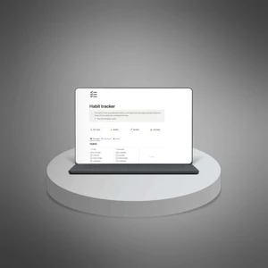 Notion planner - šablona