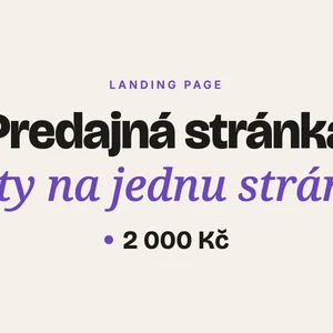 Napíšem texty na predajnú landing page