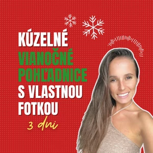 KÚZELNÉ VIANOČNÉ pohľadnice s VAŠOU FOTKOU