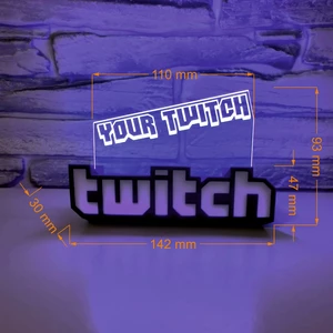 Personalizovaný Twitch channel gamertag