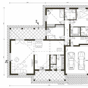 Kompletný projekt rodinného domu na stavebné povolenie do 150m2 zastavanej plochy