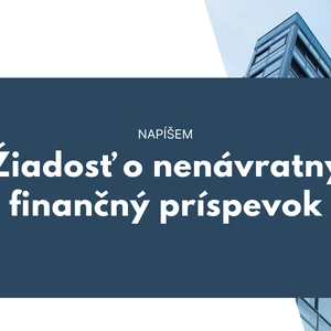 Napíšem Žiadosť o NFP