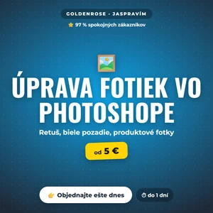 Upravím fotky vo Photoshope – retuš odstránenie pozadia produktové foto