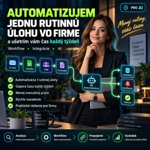 Automatizujem jednu rutinnú úlohu vo firme a ušetrím vám čas každý týždeň